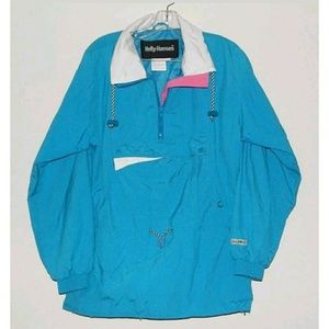 Vtg Helly Hansen Womens Pullover Windbreaker Small